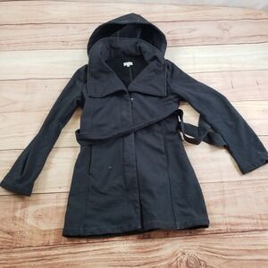 Mia Melon Jacket Womens Extra Small Blue Outdoor Parka Trench Coat Hooded Ladies